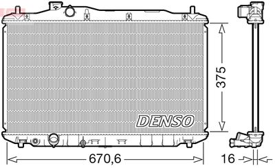 DENSO Radiateur (DRM40105)
