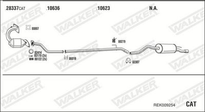 Изпускателна система WALKER REK009254