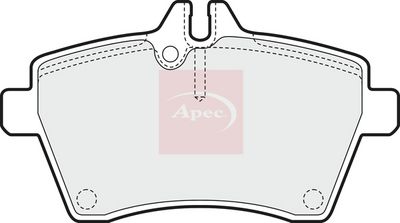 APEC Brake Pad Set, disc brake PAD1439