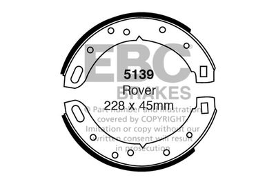 Комплект тормозных колодок EBC Brakes 5139 для MORRIS ITAL