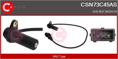 Generátor impulsů, klikový hřídel CASCO CSN73C45AS