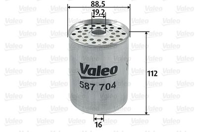 Топливный фильтр VALEO 587704 для FORD SIERRA