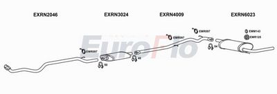 Układ wydechowy EUROFLO RNTRA207001B