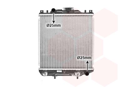 VAN WEZEL 52002029 Радиатор охлаждения двигателя  для SUZUKI ALTO (Сузуки Алто)