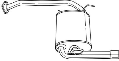 SIGAM 34614 Глушитель выхлопных газов  для MAZDA 323 F V (BA) 2.0 24V