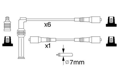 BOSCH Zündleitungssatz