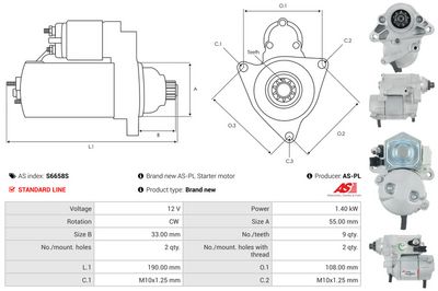 STARTER AS-PL S6658S 4