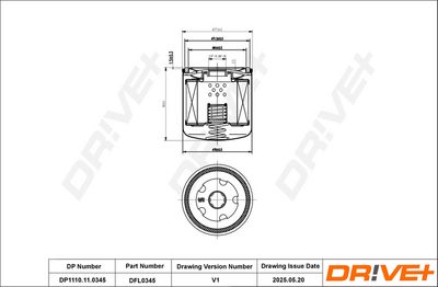 ÖLFILTER DR!VE+ DP1110110345 1
