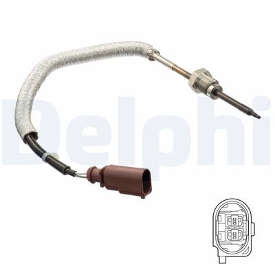 Čidlo, teplota výfukových plynů DELPHI TS30162