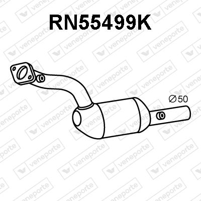 Катализатор VENEPORTE RN55499K для RENAULT FLUENCE