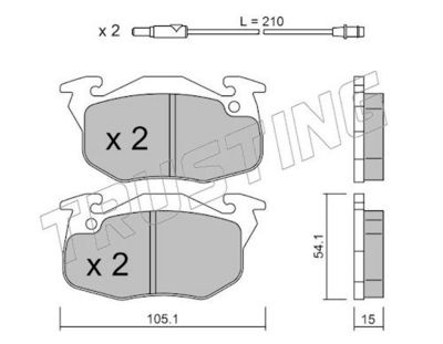 SET PLACUTE FRANA FRANA DISC TRUSTING 0393