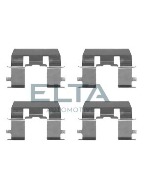 Комплектующие, колодки дискового тормоза ELTA AUTOMOTIVE EA8968 для HONDA STREAM