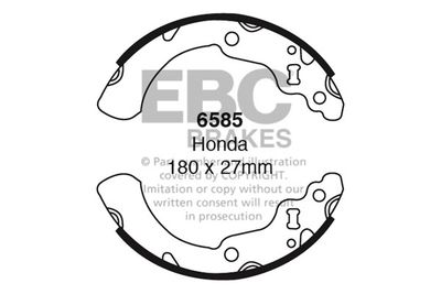 Комплект тормозных колодок EBC Brakes 6585 для HONDA LOGO