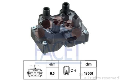 Катушка зажигания FACET 9.6316 для FIAT ALBEA
