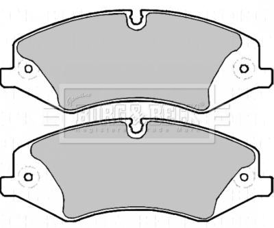 BORG & BECK BBP2217 Тормозные колодки и сигнализаторы  для LAND ROVER RANGE ROVER III (L322) 3.6 D 4x4