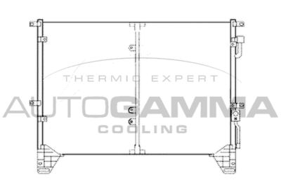 Конденсатор, кондиционер AUTOGAMMA 107067 для SSANGYONG REXTON
