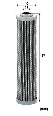 Hydraulisch filter (patroon) past: DEUTZ FAHR K 430, K 610