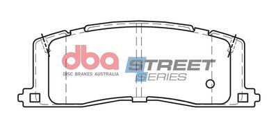 DBA Australia DB1213SS Тормозные колодки и сигнализаторы для TOYOTA PREVIA I (_R1_, _R2_) 2.4 4WD (TCR21_, TCR20_)