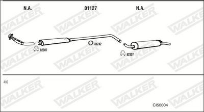 Изпускателна система WALKER CI50004