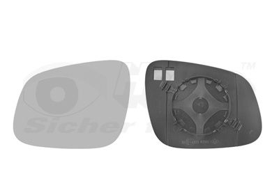Зеркальное стекло, наружное зеркало VAN WEZEL 0808835 для CHEVROLET SPARK