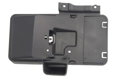 Kentekenplaat bevestiging Achter Links (plastic, zwart) past: JEEP WRANGLER III JK 01.06-07.10