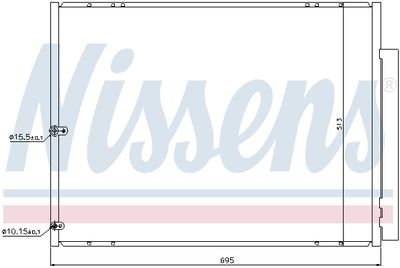 CONDENSATOR CLIMATIZARE NISSENS 940297 5