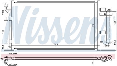 CONDENSATOR CLIMATIZARE NISSENS 940582 6