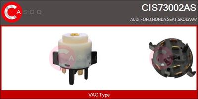 Переключатель зажигания CASCO CIS73002AS для VW MULTIVAN