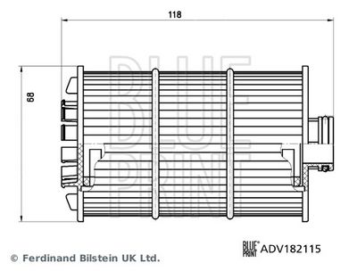 FILTRU ULEI BLUE PRINT ADV182115 2