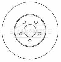 BORG & BECK BBD4568 Тормозные диски  для CHRYSLER SEBRING (Крайслер Себринг)
