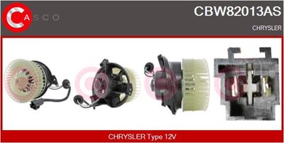 Вентилятор салона CASCO CBW82013AS для CHRYSLER VOYAGER