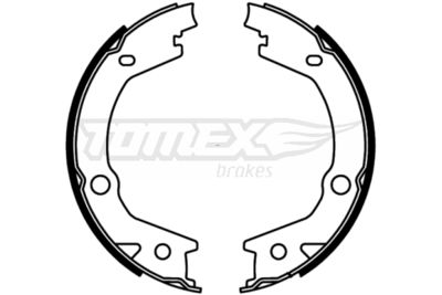 TOMEX Brakes TX 22-68 Ремкомплект барабанных колодок  для SSANGYONG  (Сан-янг Родиус)