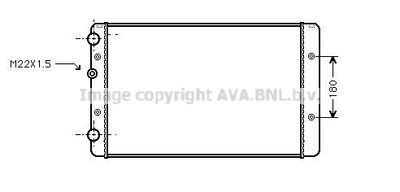 Радиатор, охлаждение двигателя AVA QUALITY COOLING VNA2027 для VW LUPO