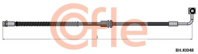 Тормозной шланг COFLE 92.BH.KI048 для KIA CARNIVAL