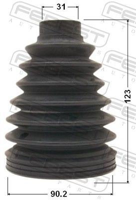 Bellow, drive shaft 0117P-038