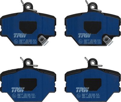 Remblokken set Voor ((EN) for electric vehicles), past: SMART FORTWO Electric 11.09-