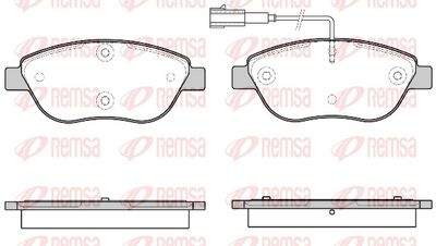 Brake Pad Set, disc brake 0859.45