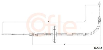 CABLU FRANA DE PARCARE