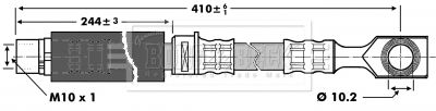 Brake Hose Borg & Beck BBH6826