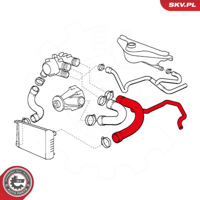Crijevo hladnjaka ESEN SKV 24SKV390