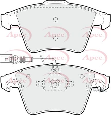 Brake Pad Set APEC PAD1337