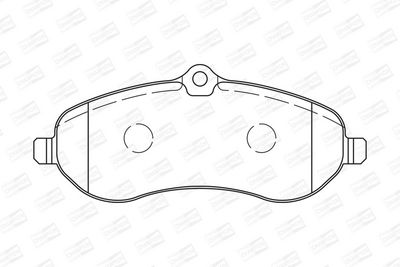 BREMSBELAGSATZ SCHEIBENBREMSE CHAMPION 573280CH 1
