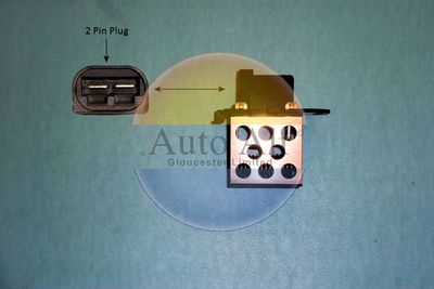 Series Resistor, blower Auto Air Gloucester 20-0119