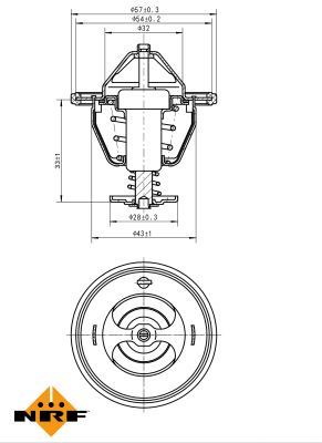 Thermostat, coolant 725111