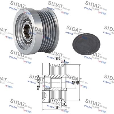 GENERATORFREILAUF SIDAT 455031