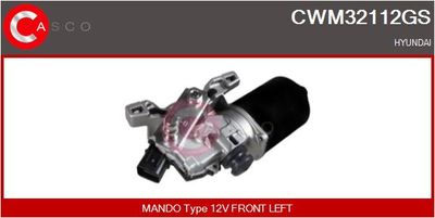 CASCO CWM32112GS Двигатель стеклоочистителя  для HYUNDAI (Хендай)