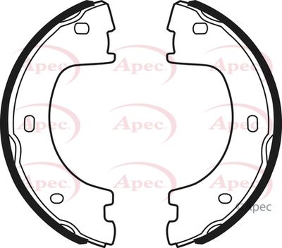 Brake Shoe Set, parking brake APEC SHU780