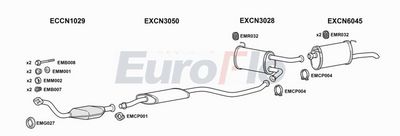 Układ wydechowy EUROFLO CNXM203001