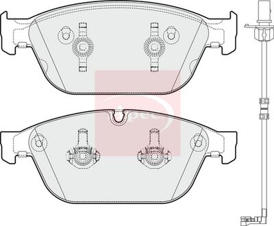 APEC Brake Pad Set, disc brake PAD1785