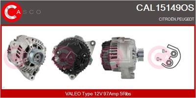 CASCO Generator Reman - No Core Value (CAL15149OS)